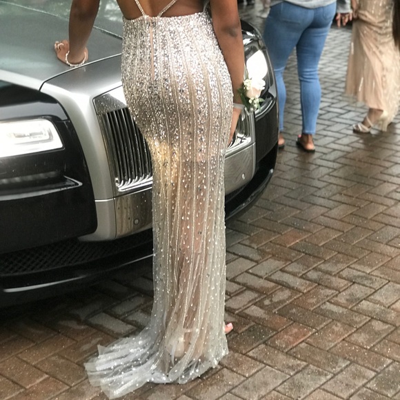 jovani silver 67280 - Picture 2 of 8